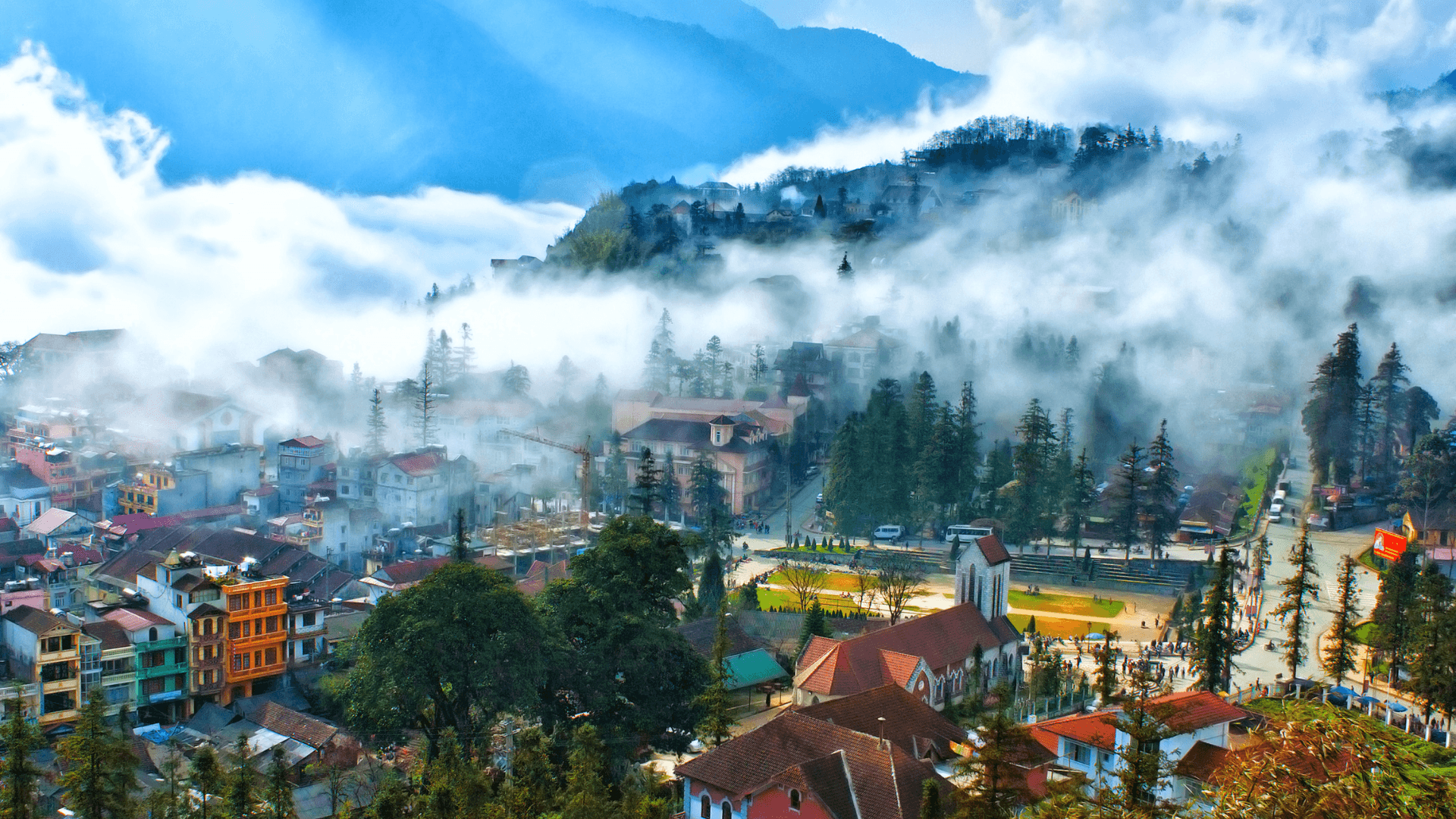 Sapa top view